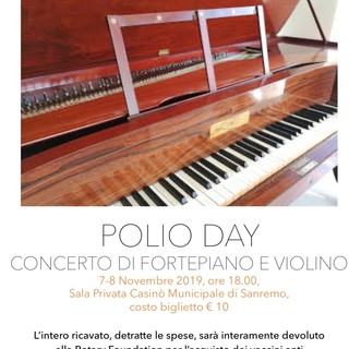 Sanremo: lotta alla poliomielite, il Rotary organizza concerto per beneficenza a novembre