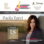Paola Turci a Sanremo con l’Orchestra Sinfonica: un viaggio nella canzone d’autore Paola Turci a Sanremo con l’Orchestra Sinfonica: un viaggio nella canzone d’autore
