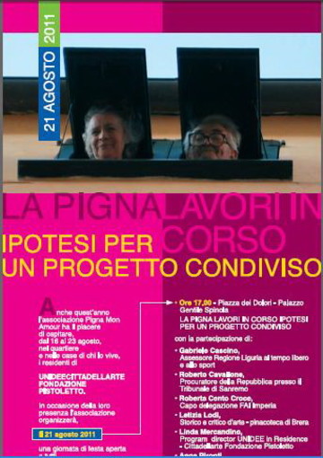 Sanremo: l'associazione Pigna Mon Amour ospita i 'residents' dell'universita' delle idee 'Unidee'