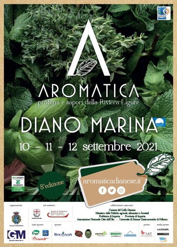 Diano Marina, Aromatica: al via domani la grande rassegna dedicata ai prodotti tipici ed eccellenze del territorio