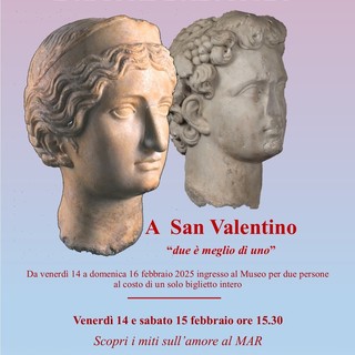 San Valentino al MAR di Ventimiglia: "L'Amore è al Museo"