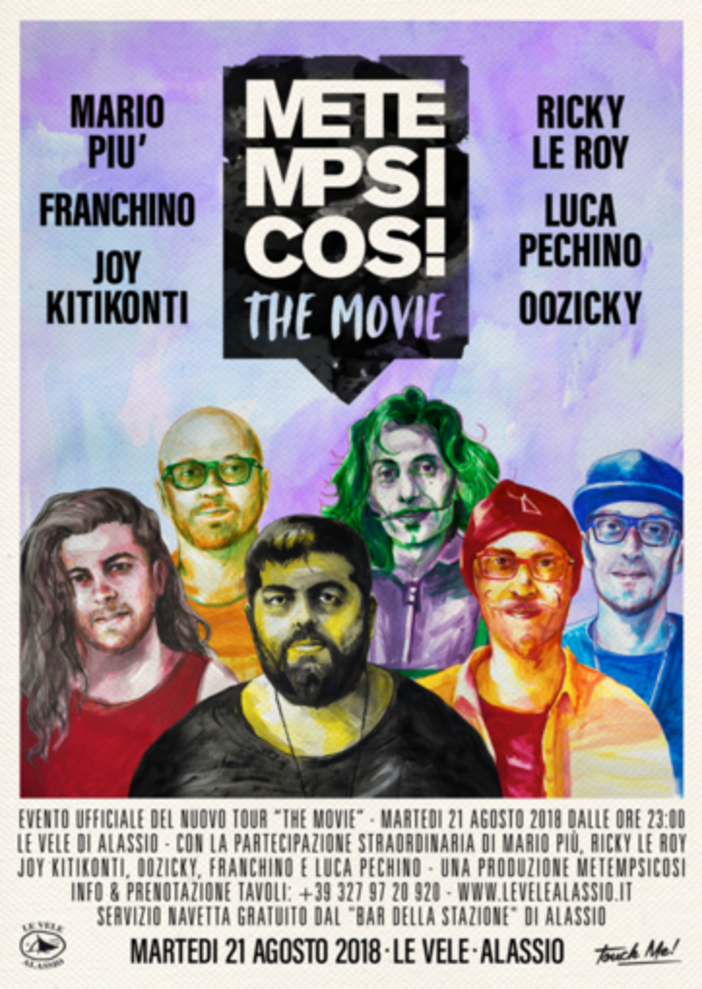 "Metempsicosi! The Movie" a Le Vele di Alassio