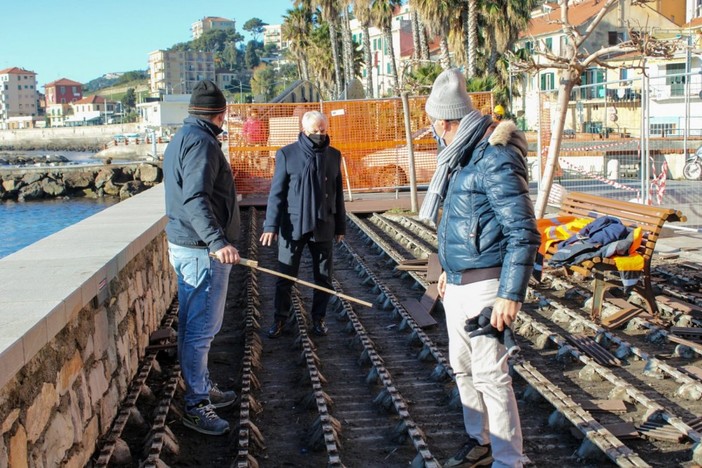 Imperia: partiti i lavori di rifacimento della passeggiata a Borgo Foce, a seguire l'intervento a Borgo Marina
