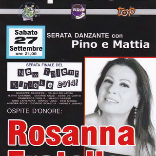Ventimiglia: Rosanna Fratello sarà sabato prossimo al New Talent Karaoke 2014 Ventimiglia: Rosanna Fratello sarà sabato prossimo al New Talent Karaoke 2014