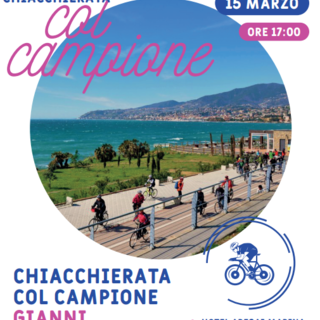 Santo Stefano al Mare, il 15 marzo all'Aregai Marina Hotel la “Chiacchierata col Campione”