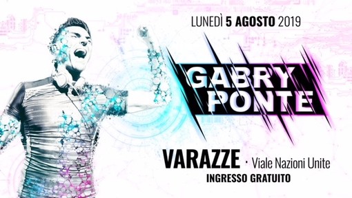 Il dj Gabry Ponte in un grande show gratuito a Varazze Il dj Gabry Ponte in un grande show gratuito a Varazze