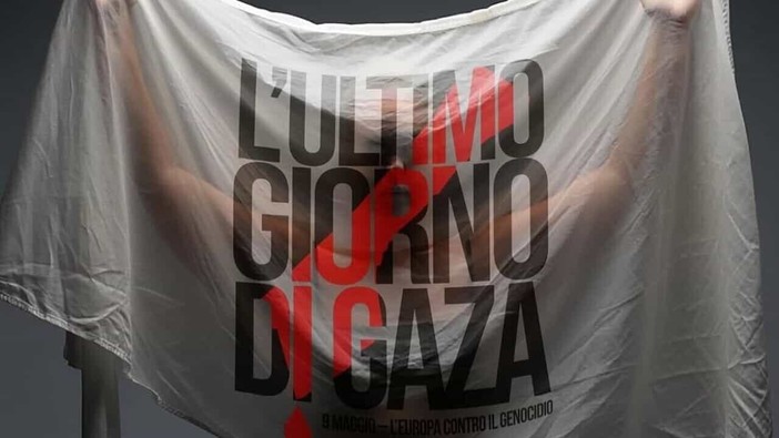Sanremo si mobilità per Gaza: lenzuoli bianchi alle finestre e incontro alla Federazione Operaia Sanremo si mobilità per Gaza: lenzuoli bianchi alle finestre e incontro alla Federazione Operaia