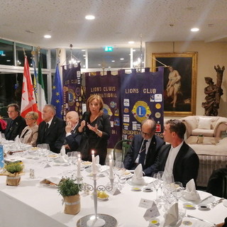 Bordighera, visita del Governatore Oscar Bielli al Lions Club Bordighera Otto Luoghi