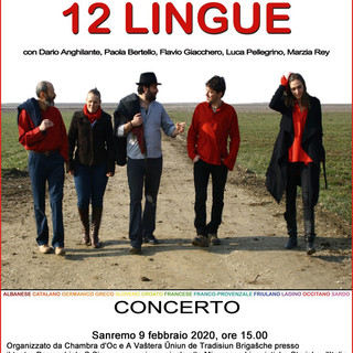 Sanremo: sabato pomeriggio un concerto per omaggiare le lingue minoritarie