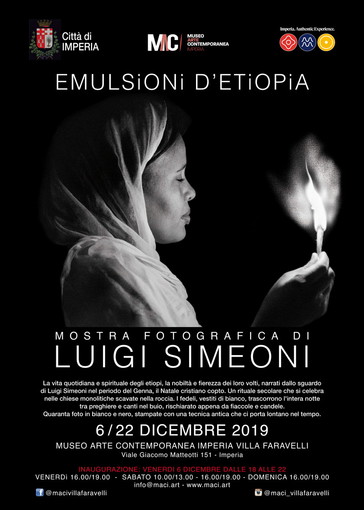 Imperia: venerdì prossimo il vernissage della mostra fotografica di Luigi Simeoni al Maci Imperia: venerdì prossimo il vernissage della mostra fotografica di Luigi Simeoni al Maci