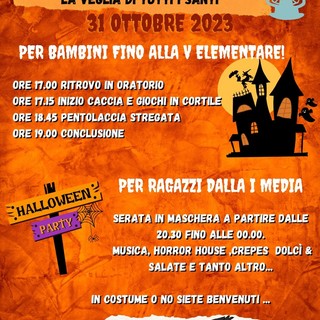 Vallecrosia: all'Oratorio Don Bosco si festeggia Halloween, la proposta per i bimbi di elementari e medie