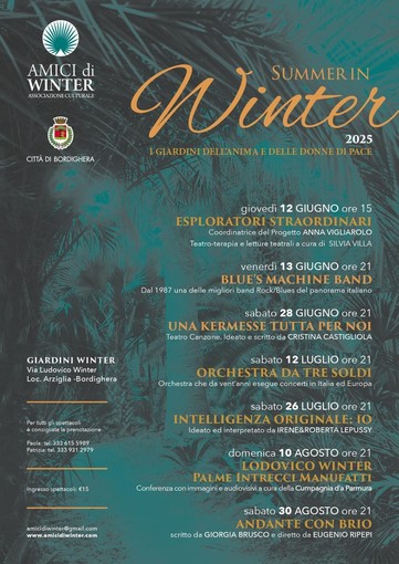 Bordighera, al via la 6a edizione di Summer in Winter