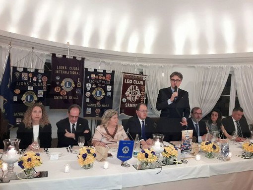 I soci del Lions sanremesi incontrano il Governatore Mauro Bianchi in una serata all'insegna dell'associativismo e della solidarietà