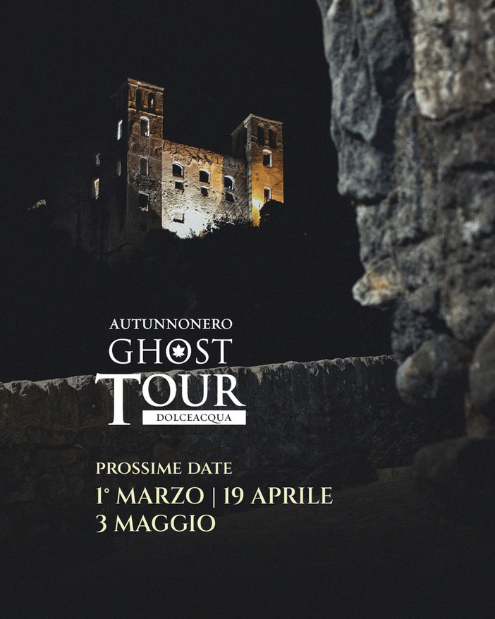Questo weekend ultimo 'Ghost Tour Dolceacqua' di primavera: il programma