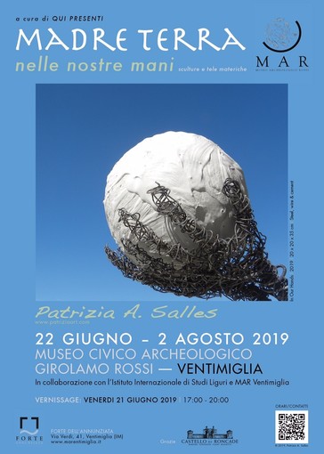Ventimiglia: dal 22 giugno al 2 agosto al MAR una mostra sulla 'Madre Terra' dell'artista Patrizia Salles