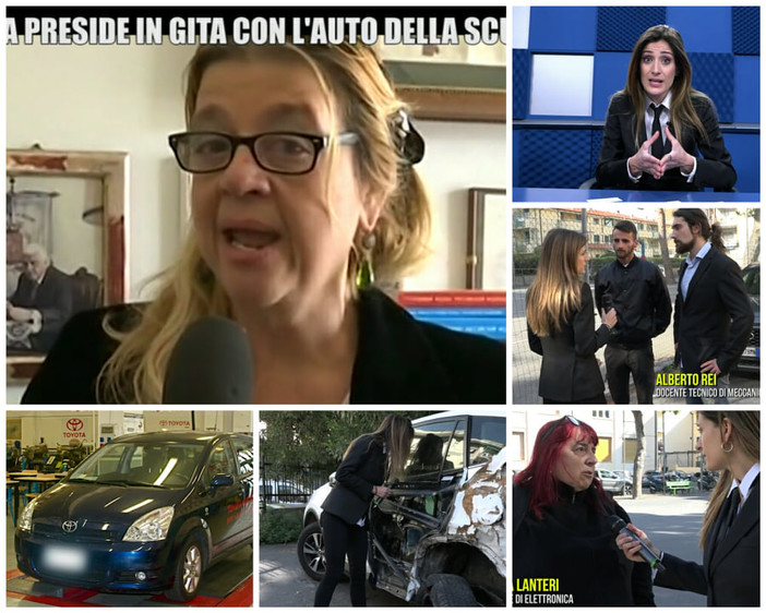 Imperia: Le Iene sul caso della preside dell'Ipsia, la professoressa mette l'inviata di Italia1 alla porta (foto)