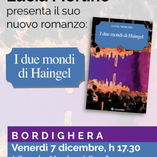 Bordighera: venerdì alla libreria AmicoLibro incontro con la scrittrice Lucia Morlino