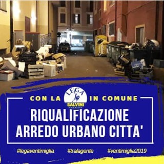 Ventimiglia: tra i punti della Lega per le Amministrative, anche la riqualificazione dell’arredo urbano Ventimiglia: tra i punti della Lega per le Amministrative, anche la riqualificazione dell’arredo urbano