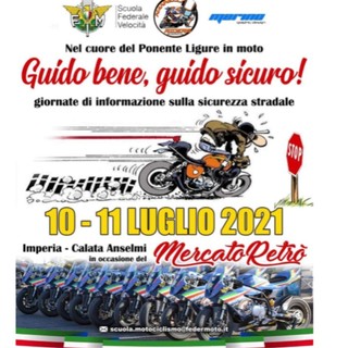 Imperia, sabato e domenica in Calata Anselmi la Scuola federale di motociclismo per "Guido bene, guido sicuro"