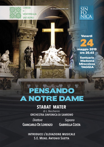 Trasferta a Taggia per l'Orchestra Sinfonica di Sanremo: il 24 maggio concerto alla Chiesa della Madonna Miracolosa