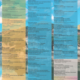 Dolceacqua, un'estate ricca di eventi: ecco il calendario 2025