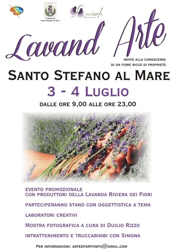 A Santo Stefano al Mare, ‘Lavand’Arte’, evento dedicato alla conoscenza di una pianta ricca di proprietà