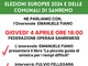 Sanremo, giovedi incontro pubblico del Pd: "Valori, principi e idee verso le elezioni europee 2024 e delle comunali "