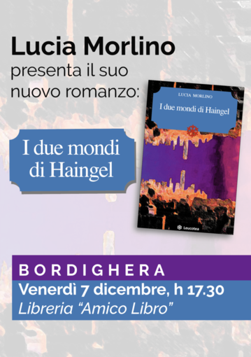 Bordighera: venerdì alla libreria AmicoLibro incontro con la scrittrice Lucia Morlino