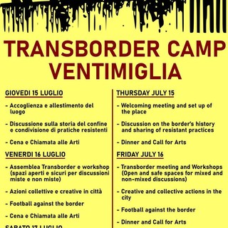 Ventimiglia, emergenza migranti: tre giorni di eventi organizzati dagli attivisti no borders di 'Progetto 20k'