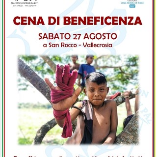 Vallecrosia: sabato cena di beneficenza a favore della associazione Oasi Angeli di Pace