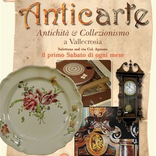 Vallecrosia: come ogni primo sabato del mese, domani torna il mercatino di antiquariato e collezionismo 'Anticarte' Vallecrosia: come ogni primo sabato del mese, domani torna il mercatino di antiquariato e collezionismo 'Anticarte'