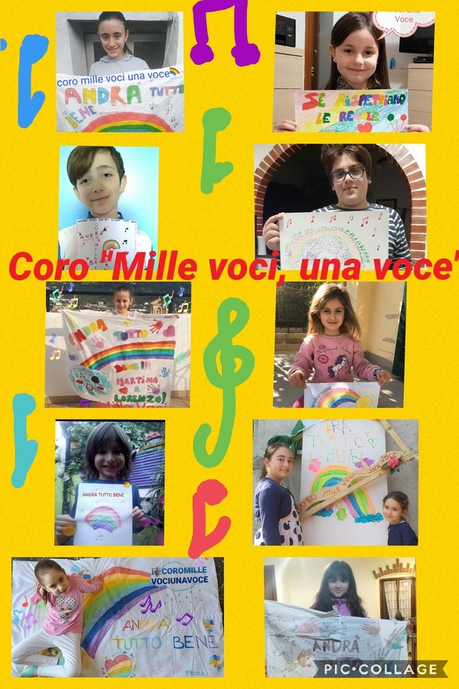 Coronavirus, un messaggio di speranza con una canzone dello Zecchino d'Oro arriva dal coro 'Mille voci, una voce' dell'Istituto Comprensivo di Taggia (video) Coronavirus, un messaggio di speranza con una canzone dello Zecchino d'Oro arriva dal coro 'Mille voci, una voce' dell'Istituto Comprensivo di Taggia (video)