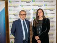 Il segretario generale di Mediafriends, Massimo Ciampa, con Chiara Osnago Gadda, event manager di Evolution Horizon Award Il segretario generale di Mediafriends, Massimo Ciampa, con Chiara Osnago Gadda, event manager di Evolution Horizon Award