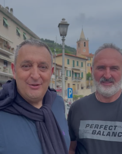 'Per Bordighera', il candidato sindaco Massimiliano Iacobucci visita Borghetto San Nicolò (Foto e video)