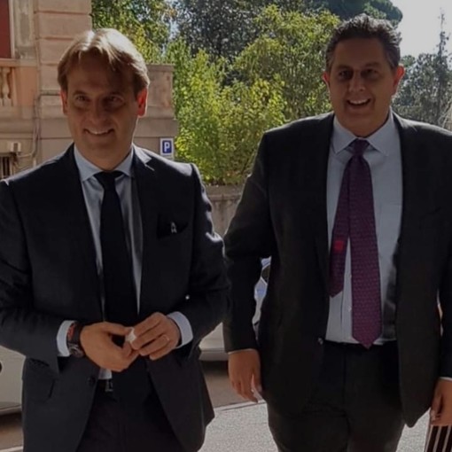 Da sinistra Marco Scajola e Giovanni Toti
