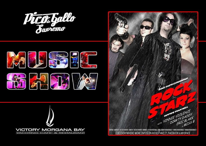 Sanremo: al Vivtory Morgana Bay stasera musica live con i Rockstarz Sanremo: al Vivtory Morgana Bay stasera musica live con i Rockstarz