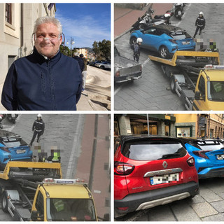 Imperia, auto con targa ucraina intralciano il traffico in via Cascione: rimosse. L’assessore Gagliano: “Per rispetto ho atteso un paio d’ore prima di chiedere l'intervento”