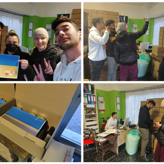 Imperia, Andi e Luca offrono un posto di lavoro a mamme ucraine: “Nel nostro laboratorio ma lo Stato ci deve aiutare” (foto) Imperia, Andi e Luca offrono un posto di lavoro a mamme ucraine: “Nel nostro laboratorio ma lo Stato ci deve aiutare” (foto)