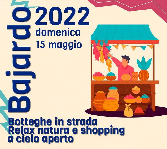 Bajardo: domenica prossima, botteghe in strada tra relax, natura e shopping a cielo aperto