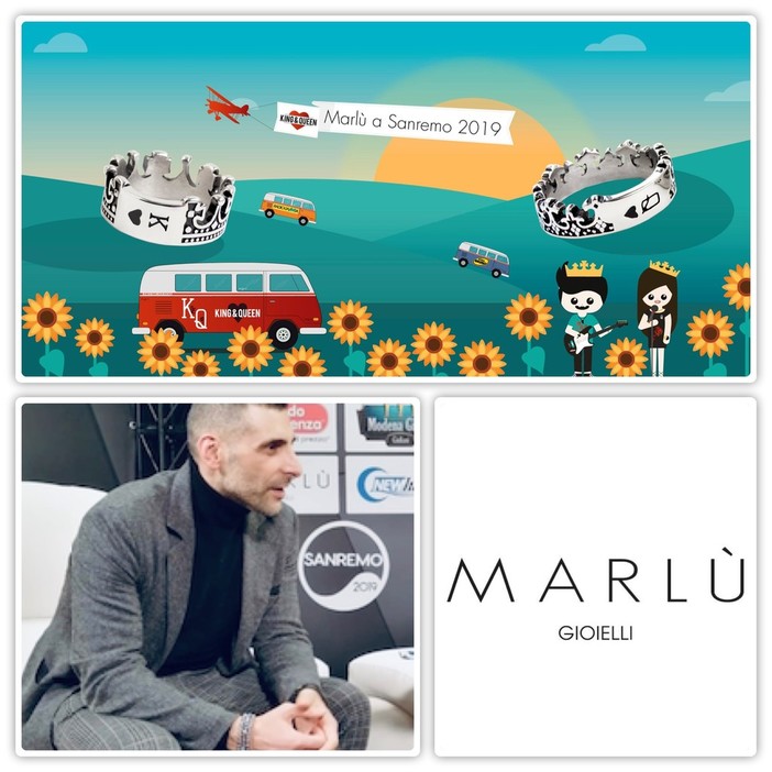 Marlù gioielli presente a Sanremo 2019 con una speciale linea ispirata a Re e Regine