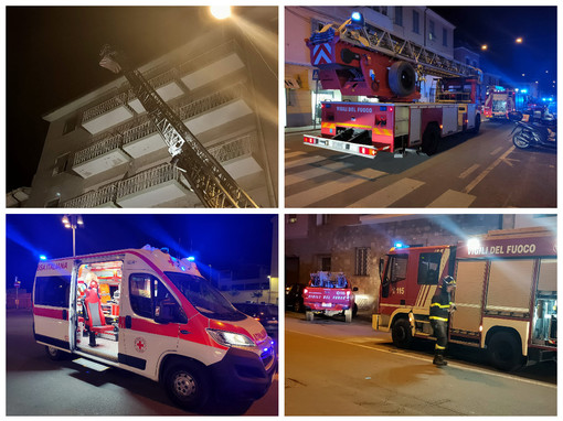 Imperia, anziana cade in casa e non riesce più a muoversi: soccorsa dai vigili del fuoco (foto e video)