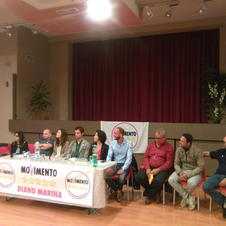 Elezioni comunali del 5 giugno a Diano Marina: ieri sera l'incontro del M5S alla sala Don Piana Elezioni comunali del 5 giugno a Diano Marina: ieri sera l'incontro del M5S alla sala Don Piana