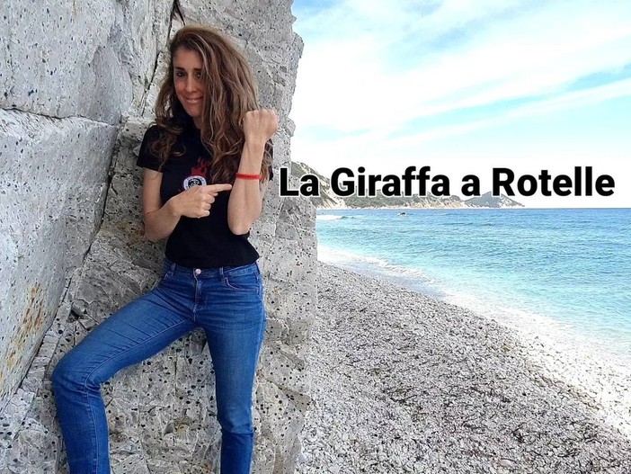 Da Roma a Imperia pedalando per la 'Giraffa a Rotelle', la sfida a scopo benefico di Martina Martini