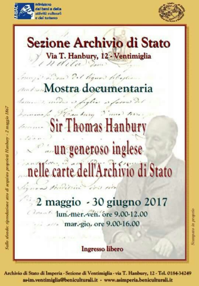 Ventimiglia: domani agli Hanbury, inaugurazione Mostra di Disegni degli studenti dell’Istituto Comprensivo Biancheri