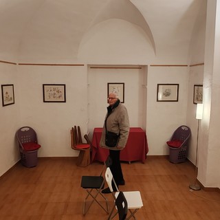Una mostra di disegni, Bordighera omaggia Libereso Guglielmi (Foto e video)