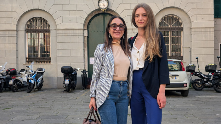 Nella foto la legale di Nessy Guerra, Agata Armanetti, e la consigliera Medina Habili