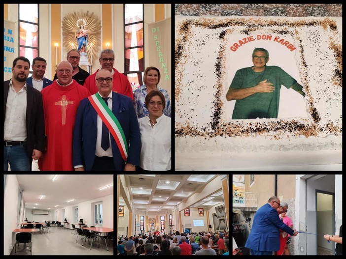 Don Karim lascia Vallecrosia, comunità riunita per salutare e ringraziare il parroco di Maria Ausiliatrice: "Ti vogliamo bene" (Foto e video)