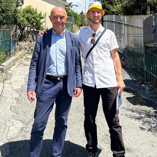 Elezioni, Aligi Comignani (Sanremo al Centro) nella vallata San Bernardo Elezioni, Aligi Comignani (Sanremo al Centro) nella vallata San Bernardo