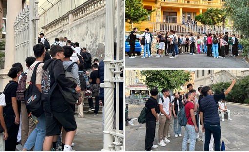 Sanremo, al via la maturità 2024 al liceo Cassini e all'istituto Colombo: "Emozionati, ma pronti per questo grande giorno" (Foto e video)