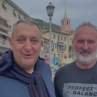 'Per Bordighera', il candidato sindaco Massimiliano Iacobucci visita Borghetto San Nicolò (Foto e video)